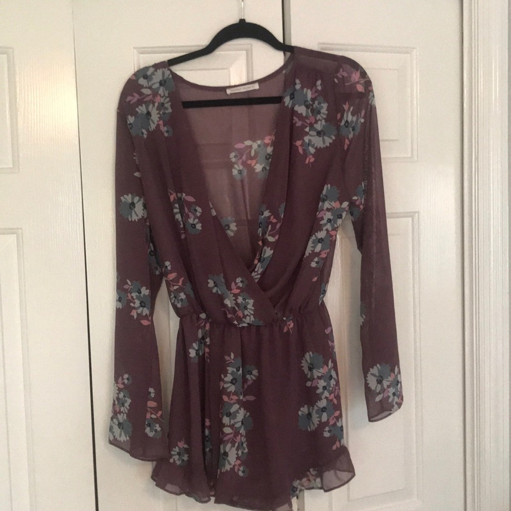 Floral Sheer Romper